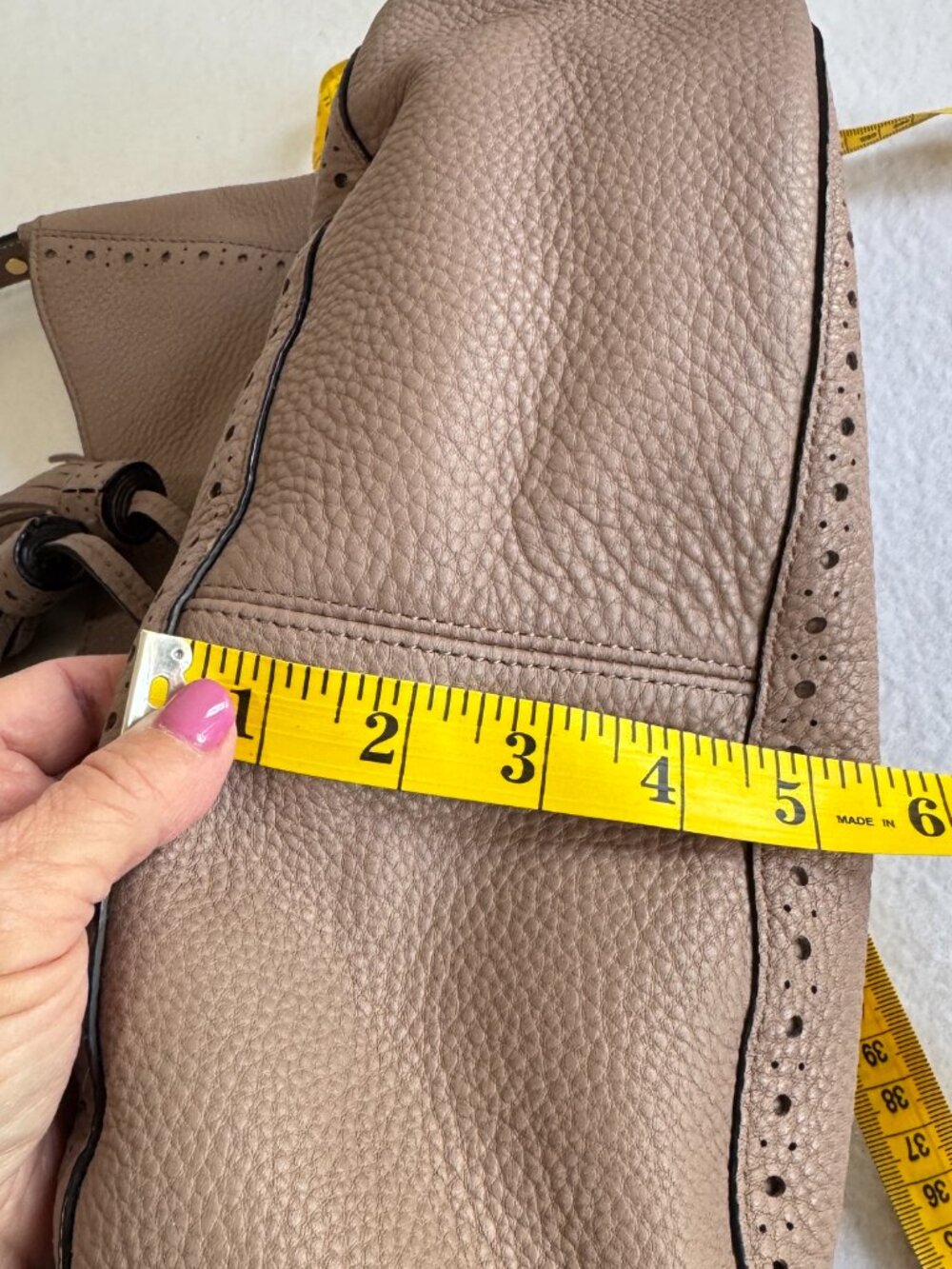 KATE SPADE New York NWOT Mauve James Street Mason Tassel Hobo Shoulder Bag - Picture 15 of 16